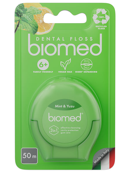 BIOMED dental floss with Mint and Yuzu flavor - twentyfiveoseven Limited