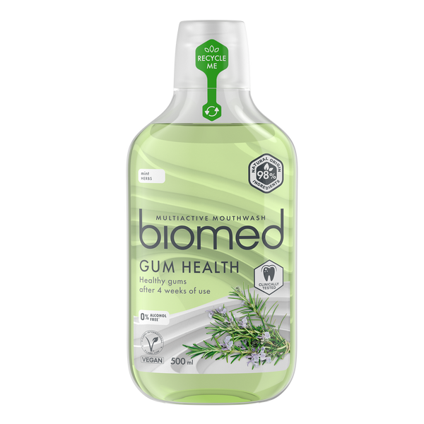 BIOMED Gum Health 98% Natural Mouthwash 500 ml - twentyfiveoseven Limited