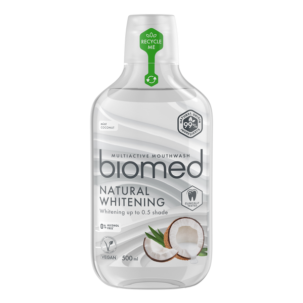 BIOMED 99% Natural Whitening Mouthwash 500 ml - twentyfiveoseven Limited