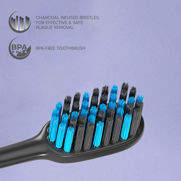 BIOMED Black Complete Care toothbrush 2+1 - twentyfiveoseven Limited
