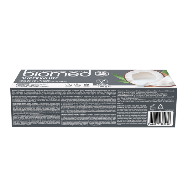 BIOMED Superwhite 97% Natural Whitening Toothpaste 100g - twentyfiveoseven Limited