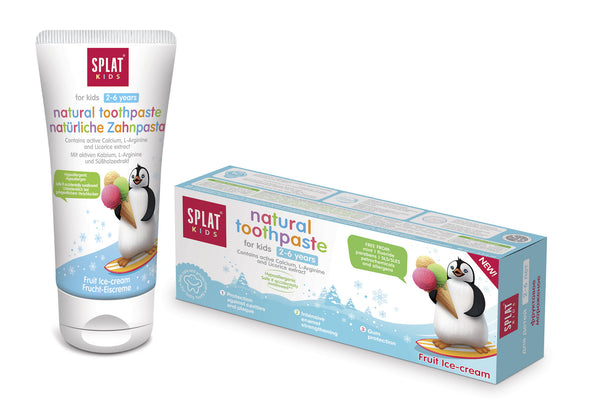 SPLAT KIDS natural toothpaste for children from 2-6 years - twentyfiveoseven Limited